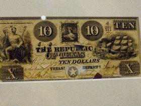 Republic of Texas ten dollar note Further story ht.jpg